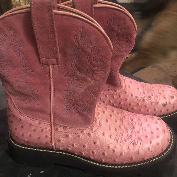 Pink Western Cowboy Boots - Picture 1 of 3
